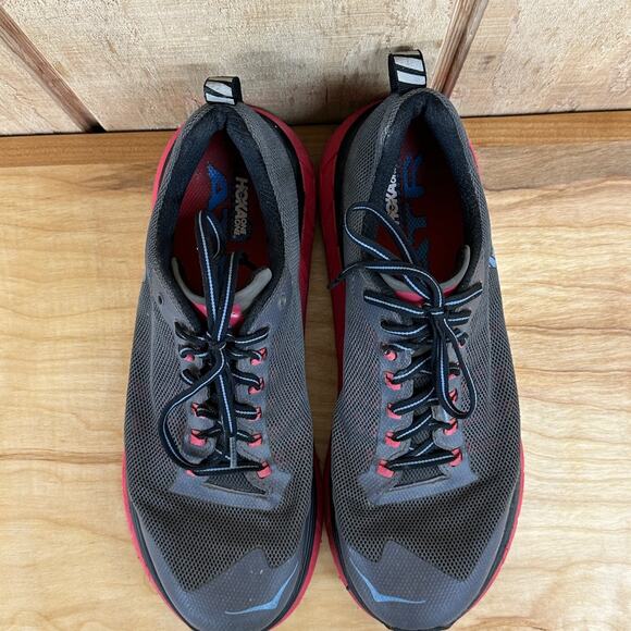 HOKA One One Challenger ATR 4 Women’s Trail Running Shoes Black Azalea Size 9.5 - Picture 4 of 8